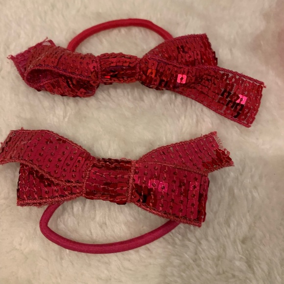 Girls 6 piece hair ribbon and bow set - Picture 10 of 12